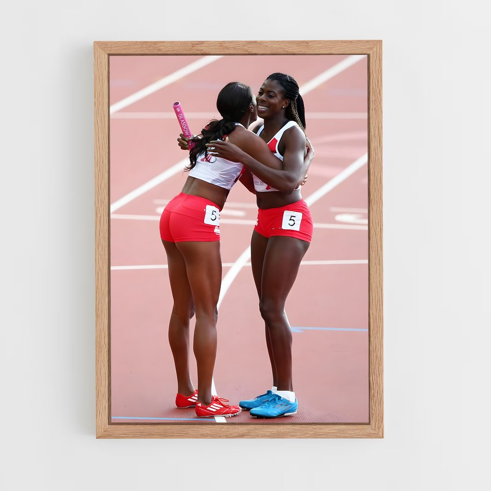 Poster L'Étreinte des Championnes – affiche Athlétisme (vue 4)